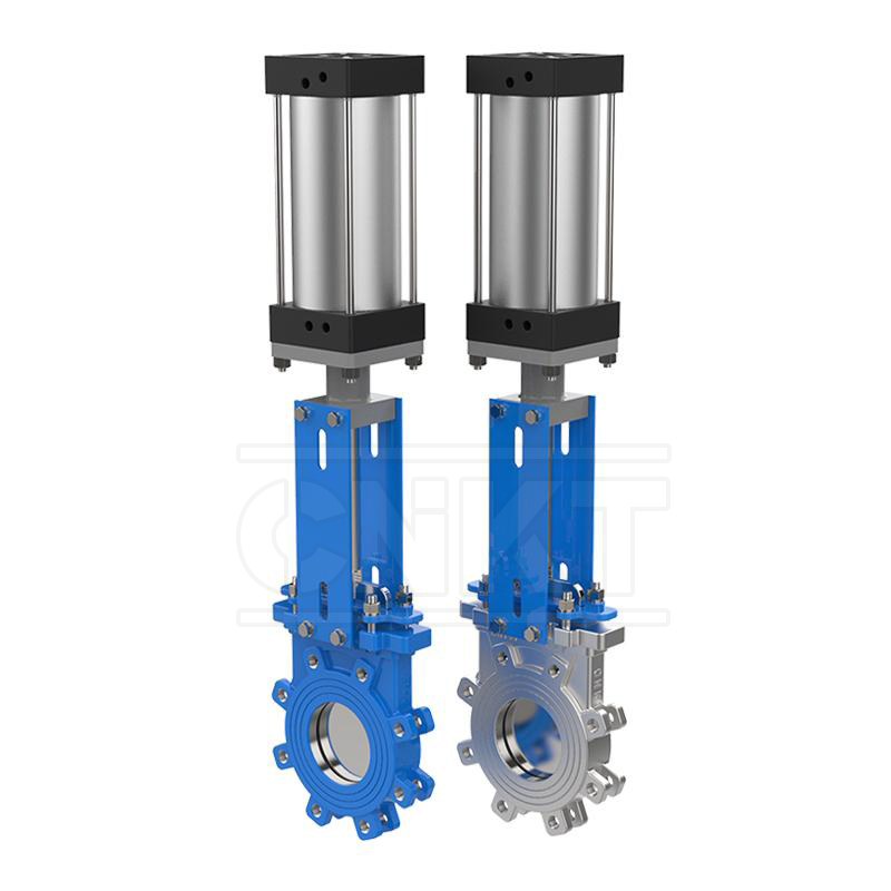 單向密封氣動梅花型刀閘閥KBZ653X/H-10C/P