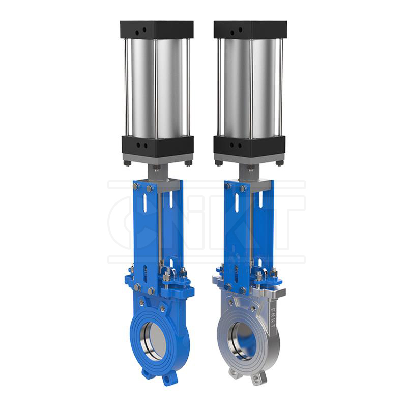 單向密封氣動對夾型刀閘閥KBZ673X/H-10C/P